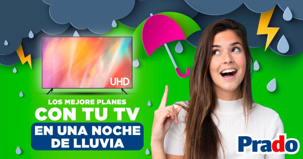 Los mejores planes con tu tele en una noche de lluvia 