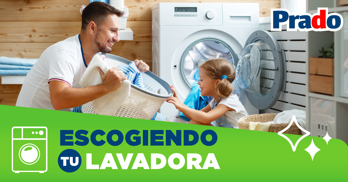 Encuentra la lavadora perfecta para tu familia. 